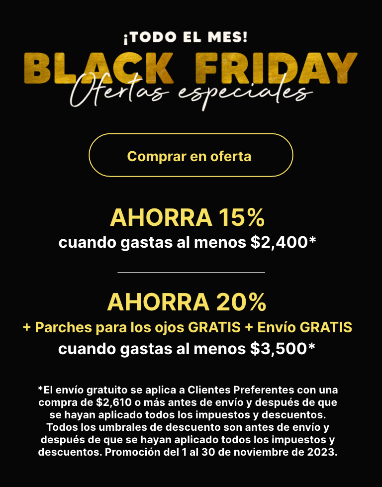¡Todo el mes! ¡Ofertas especiales del Black Friday! ¡Compre la OFERTA y AHORRE HASTA UN 20%!